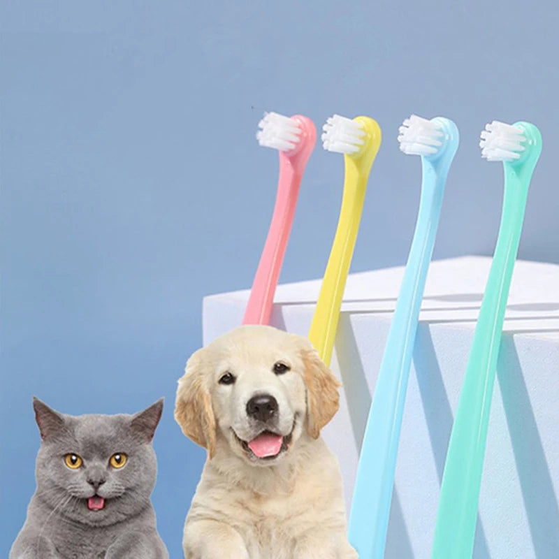 Cepillo de dientes para perros de cabeza pequeña