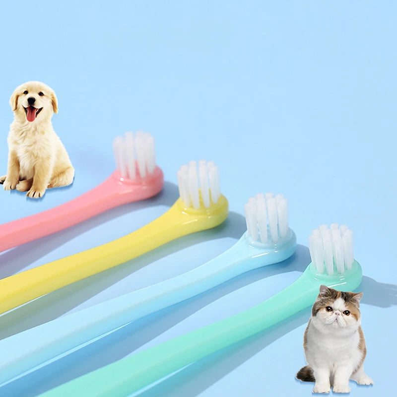 Cepillo de dientes para perros de cabeza pequeña