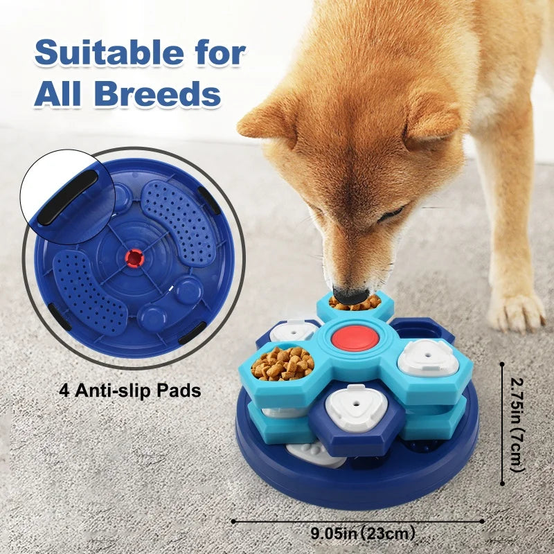 Interactive Dog Puzzle Feeder