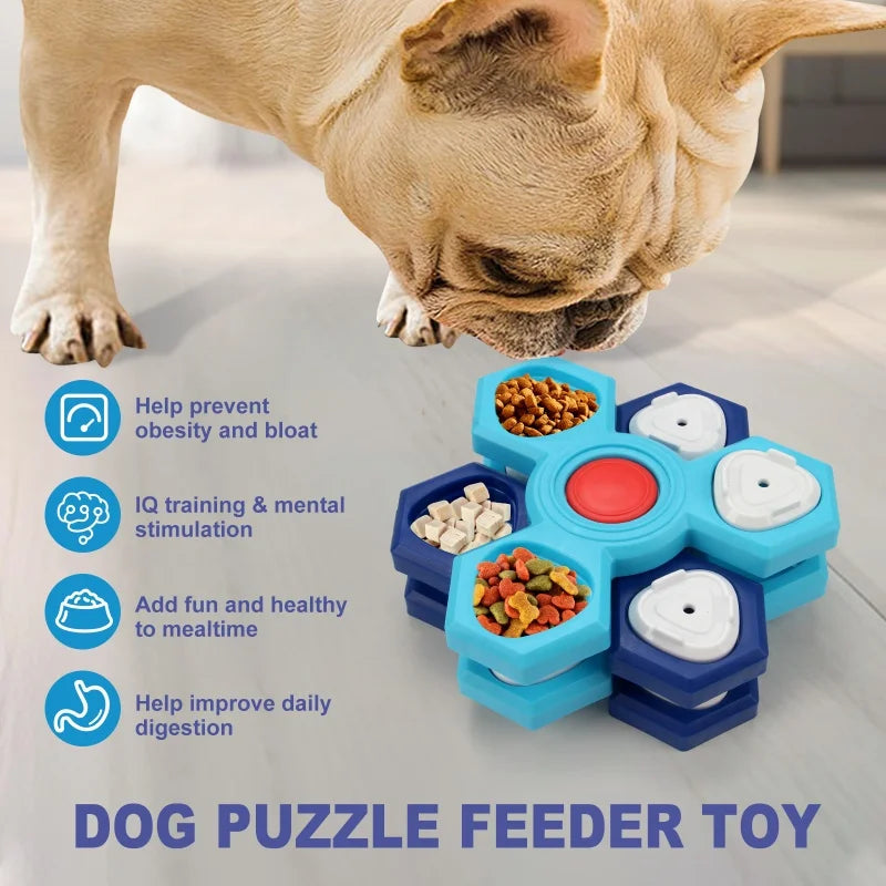 Interactive Dog Puzzle Feeder