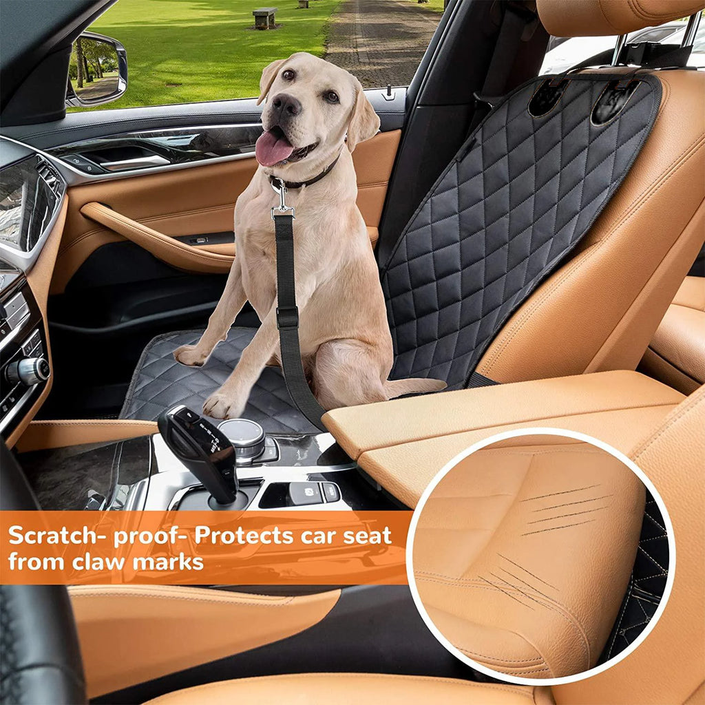 Funda Impermeable y Antideslizante para Asiento Delantero de Perro