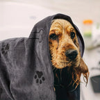 Toalla de microfibra de secado rápido para mascotas