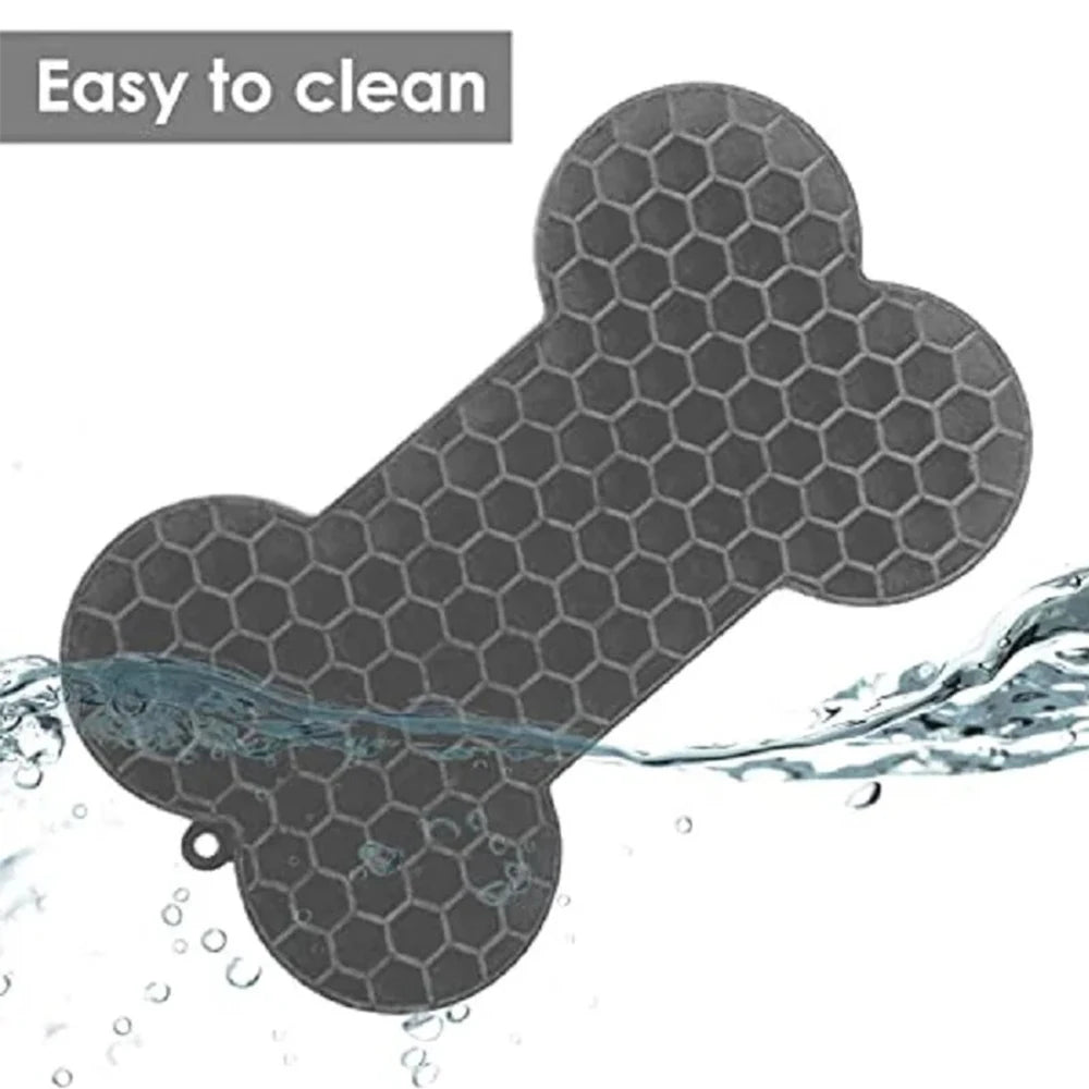 Bone-Shaped Dog Lick Mat