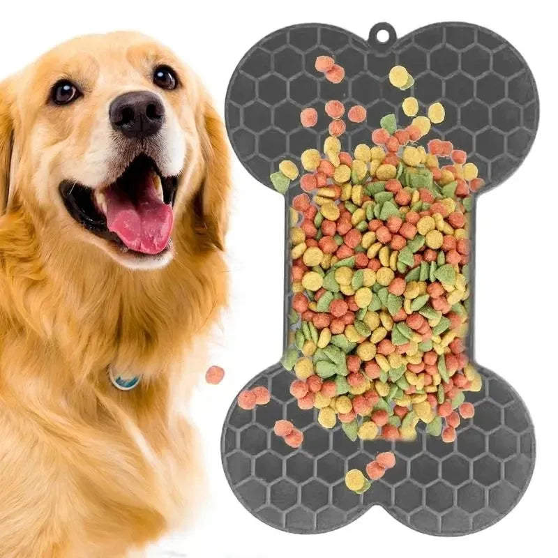 Bone-Shaped Dog Lick Mat