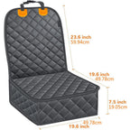 Funda Impermeable y Antideslizante para Asiento Delantero de Perro