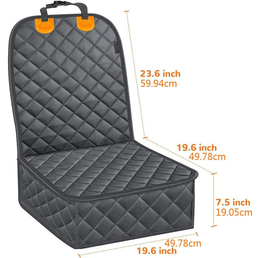 Funda Impermeable y Antideslizante para Asiento Delantero de Perro