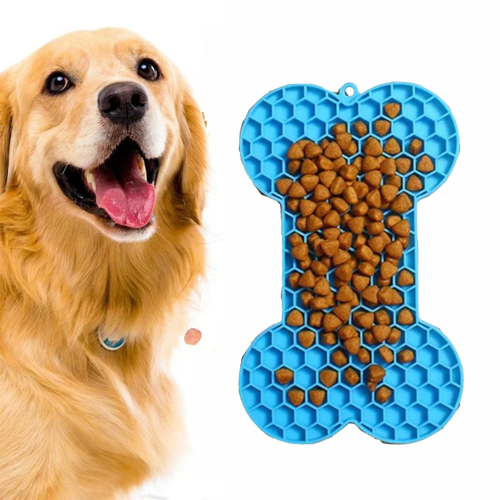 Bone-Shaped Dog Lick Mat