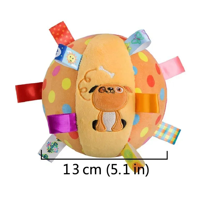 Pelota interactiva resistente para perros con asa